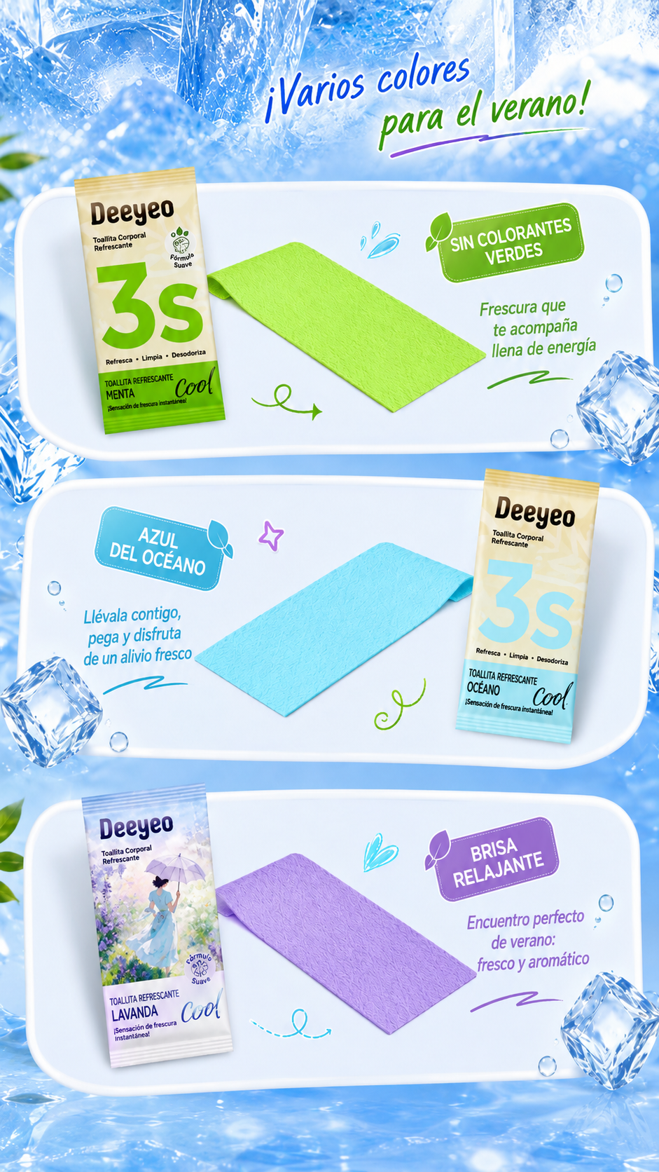 Toallas Refrescantes Instantáneas ( Pack 10 unidades) - Image 2